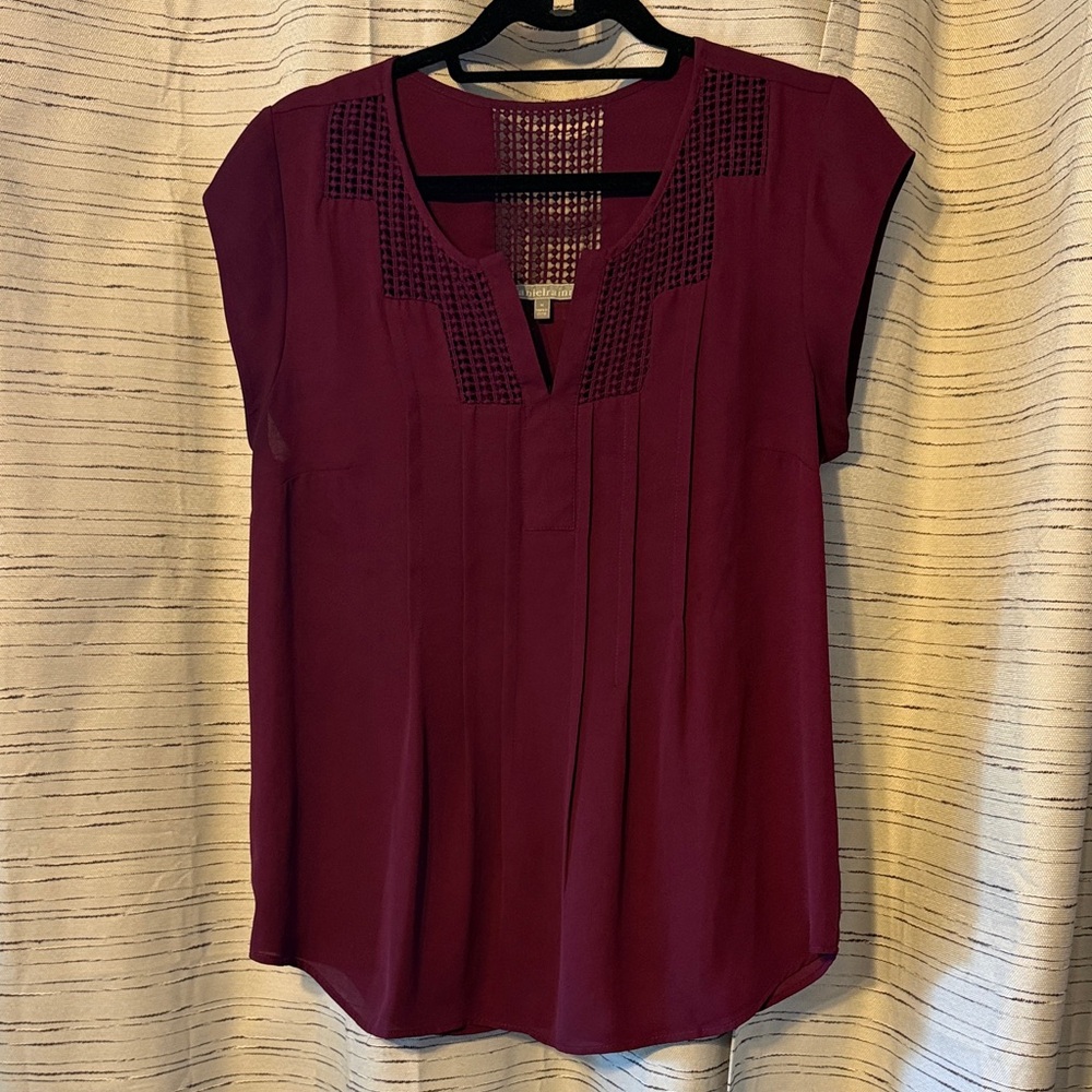 Daniel Rainn Deep Purple Blouse
